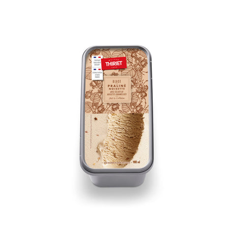 ICE CREAM TUB HAZELNUT PRALINE WITH HAZELNUTPC 900ML (#120648)
