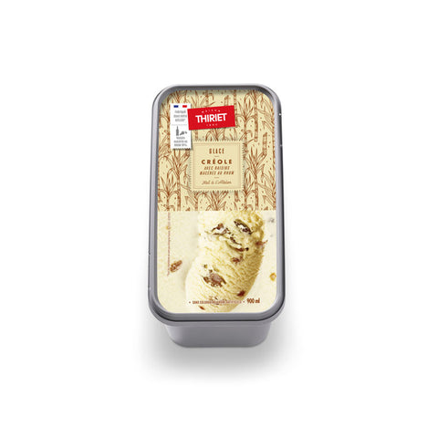 ICE CREAM TUB CREOLE WITH RHUM-SOAKED GRAPES 900ML (#120651)