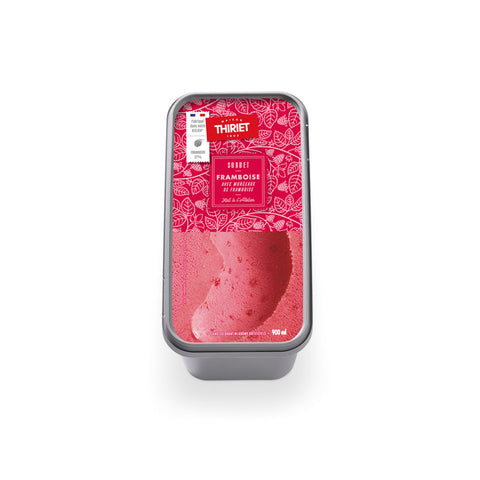ICE CREAM TUB RASPBERRY SORBET WITH RASPBERRYPC 900ML (#120655)