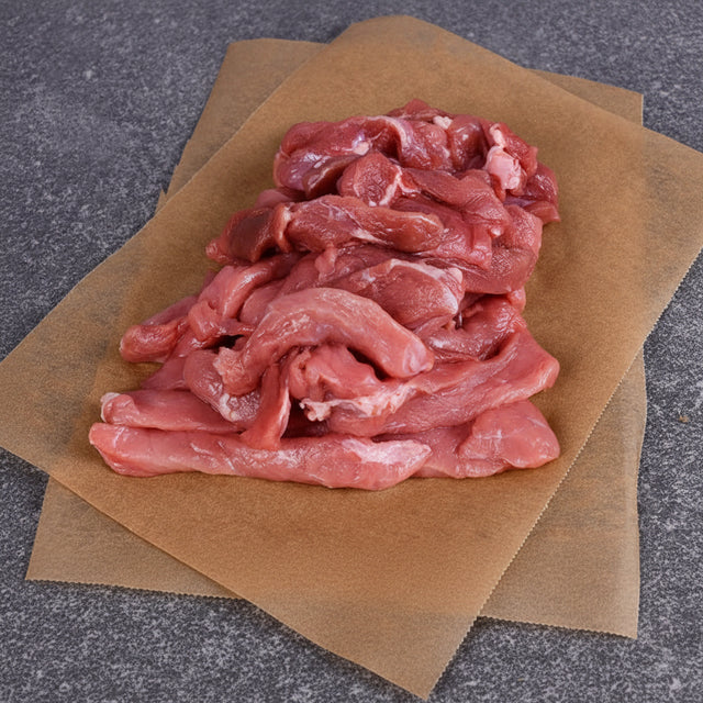 PORK STIRFRY 300G+/- (