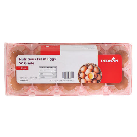 GRADE A FRESH EGGS 10PC 650G (#12088)
