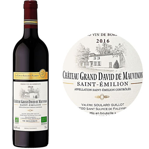 ORGANIC RED WINE ST EMILION 2019 75CL (#118800)