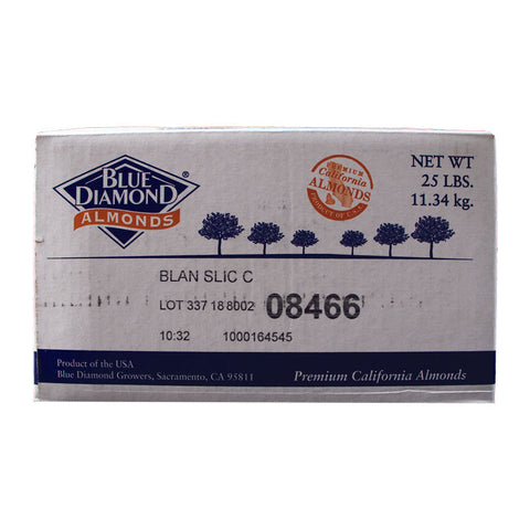 BLANCHED SLICED ALMOND 25LBS (#12137)