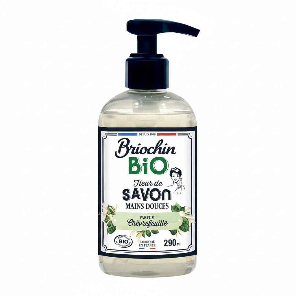 ORGANIC HONEYSUCKLE LIQUID HAND SOAP 290ML (