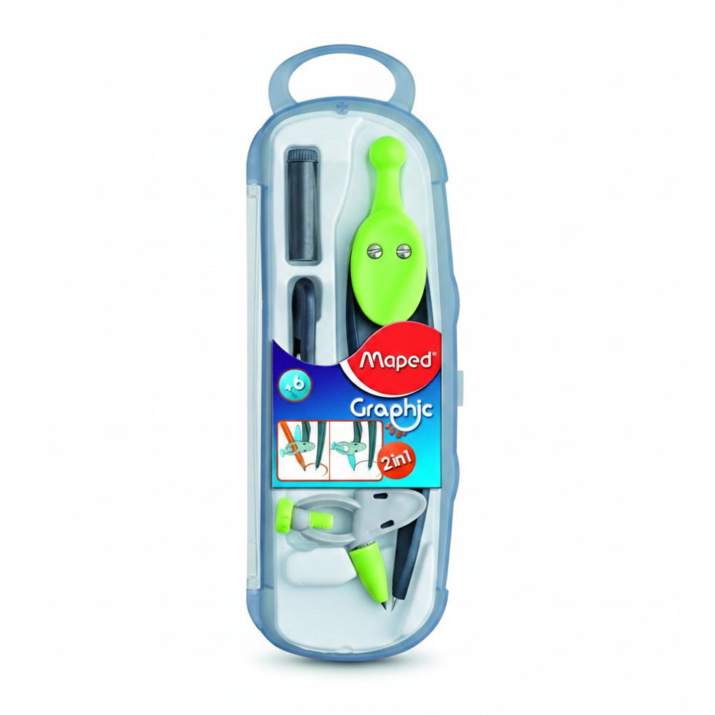 COMPASS SET 3 PIECES GRAPHIC BLUE (