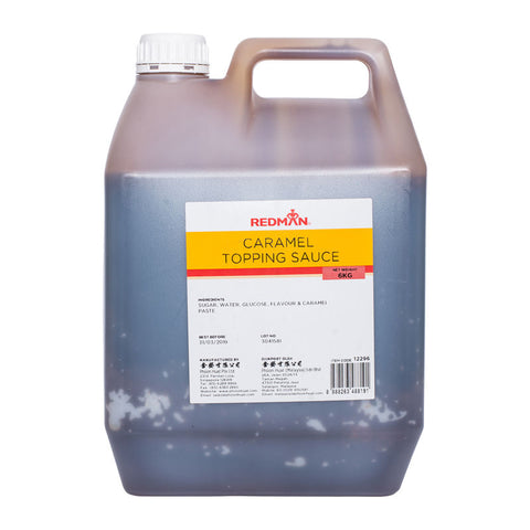 CARAMEL TOPPING SAUCE 6KG (#12296)
