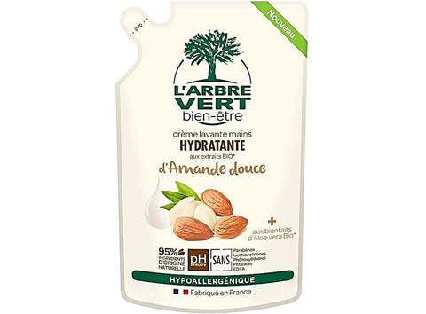 ORG ALMOND HAND WASH REFILL 300ML (#119032)