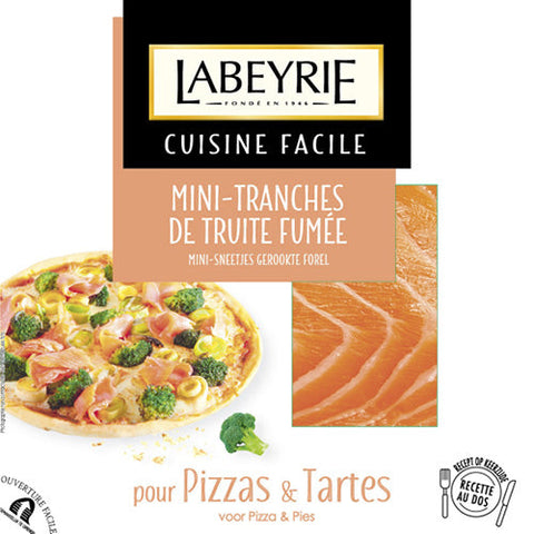 MINI SLICES OF SMOKED TROUT 120G (#124208)