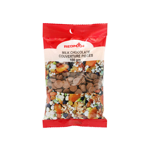 MILK CHOCOLATE COUVERTURE PIECES 100G (#12426)