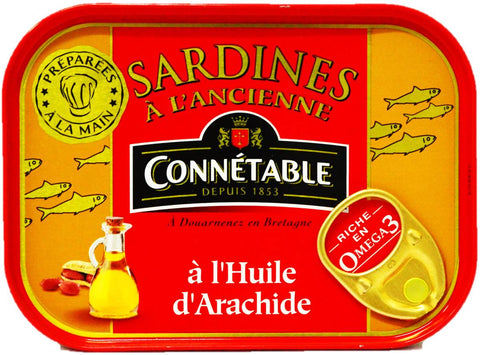 SARDINES IN PEANUT OIL 140G (#126898)