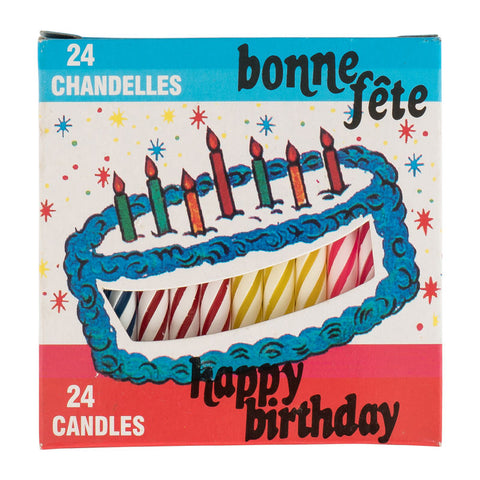 BIRTHDAY CANDLE 2.5" 24PC (#12557)