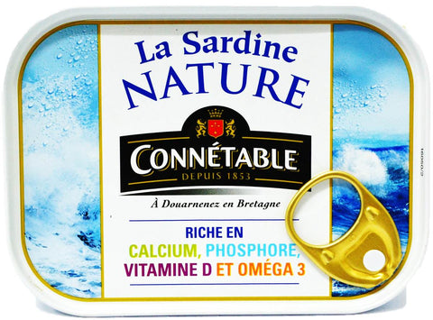 SARDINES AU NATUREL 140G (#126899)