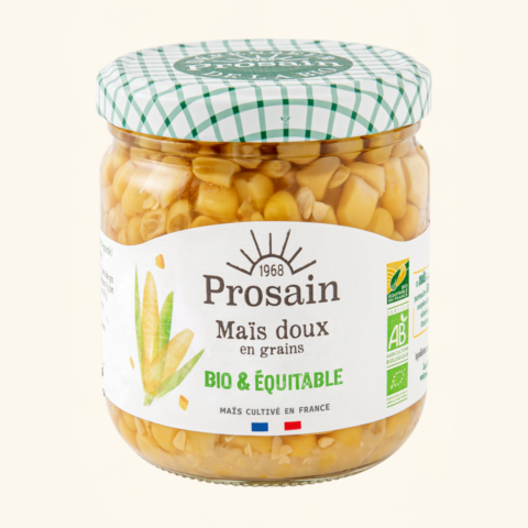 ORGANIC SWEET CORN 190G (