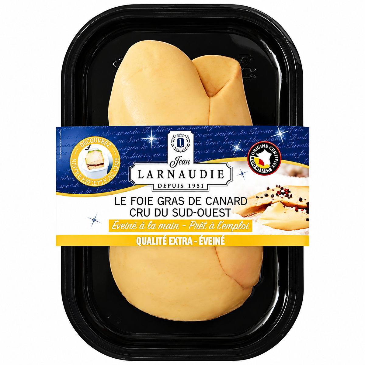 DUCK FOIE GRAS DEVEINED 500G (
