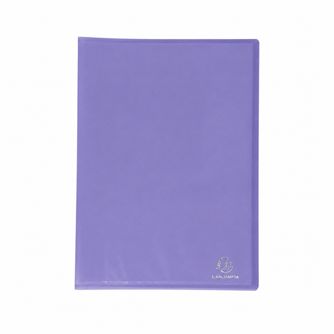 A4 CLEAR BOOK 80 VIEWS VIOLET 1PC (#126295)