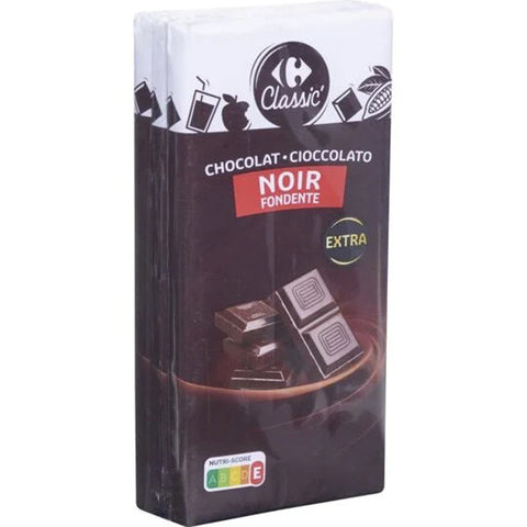 DARK CHOCOLATE BARS 3X100G (#116625)