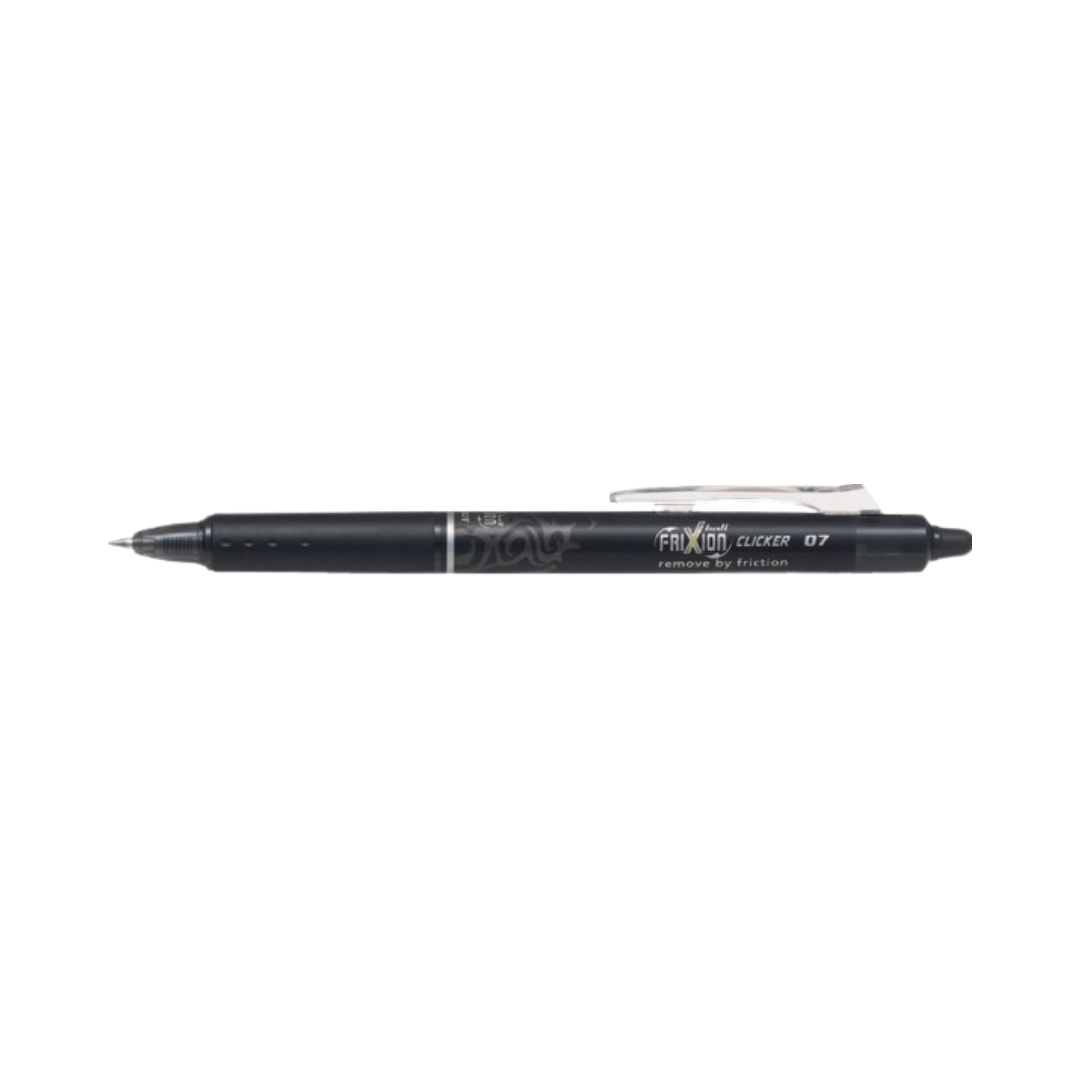 STN FRIXION BLACK PEN 0.7MM PILOT (