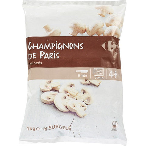 SLICED MUSHROOMS 1KG (#120246)