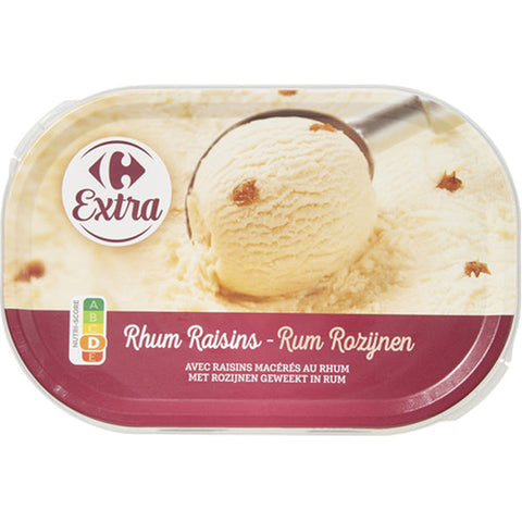 RUM AND RAISIN ICE CREAM 1L (#120190)