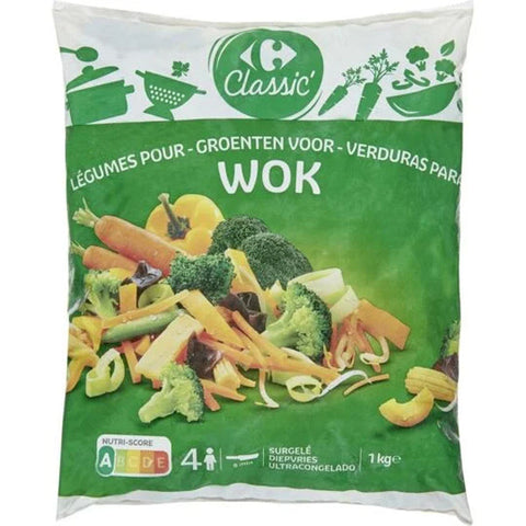 VEGETABLES MIX FOR WOK 1KG (#120168)