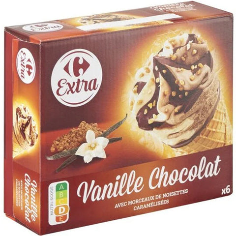VANILLA CHOCOLATE ICE CONES 100ML (#120192)