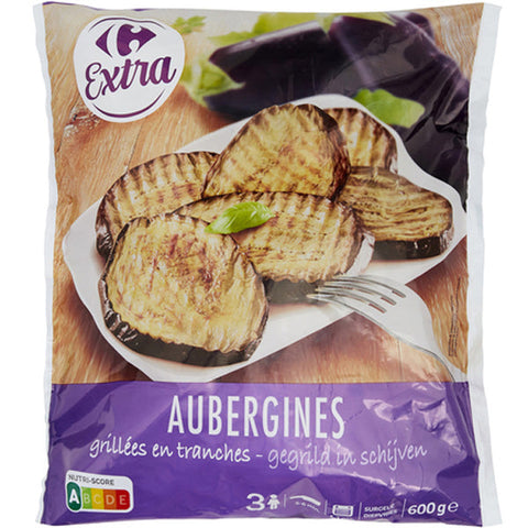 ROASTED EGGPLANT SLICES 600G (#120050)