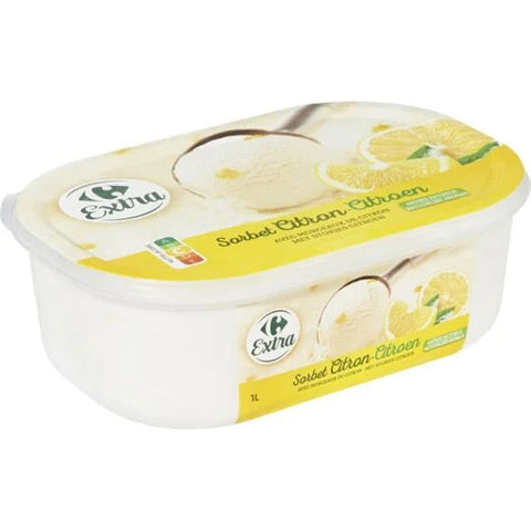 LEMON SORBET WITH PIECES 1L (#120195)