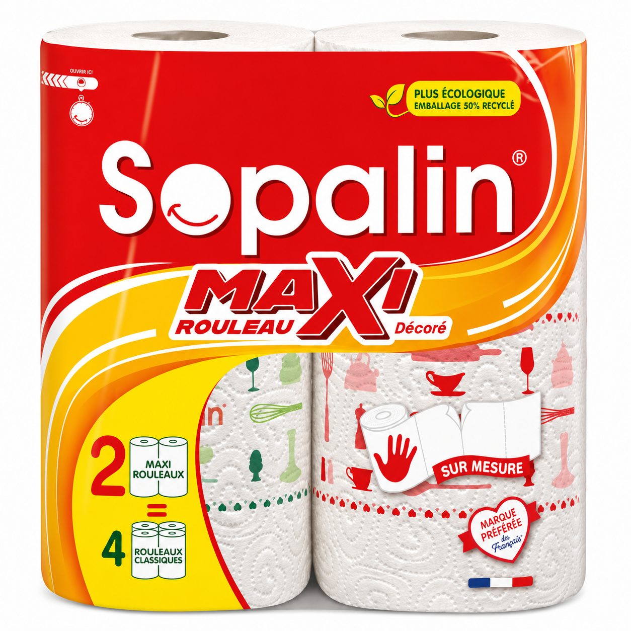 DECORATED PAPER TOWEL 2PC (