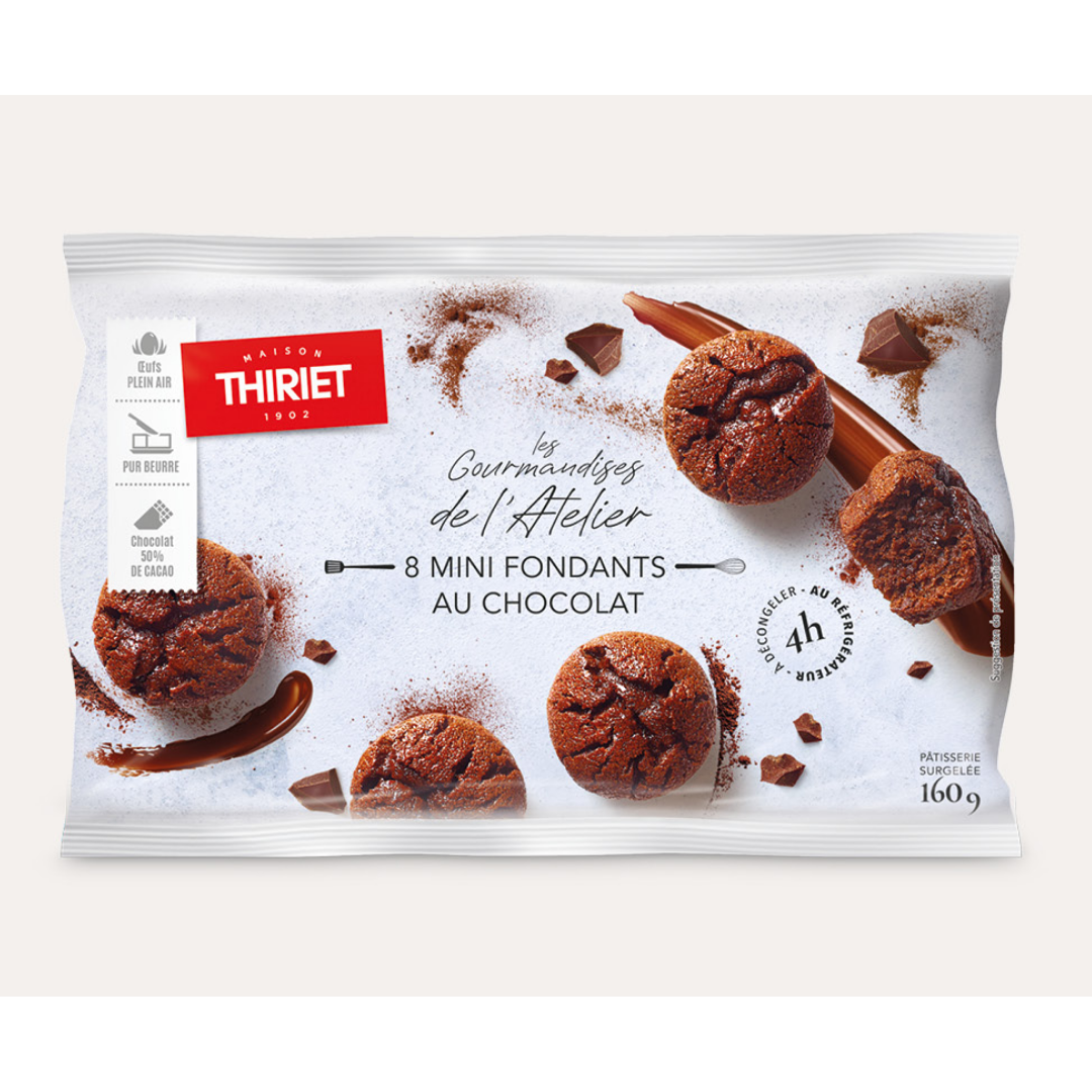 MINI CHOCOLATE LAVA CAKES 160G (