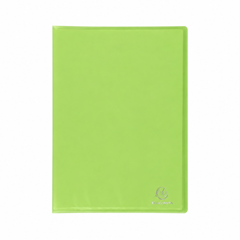 A4 CLEAR BOOK 80 VIEWS GREEN 1PC (#127601)