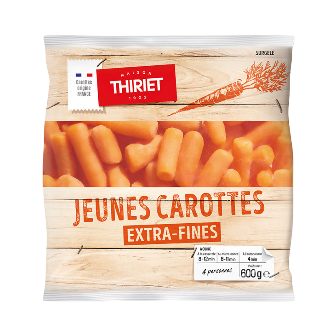 EXTRA FINE BABY CARROTS 600G (