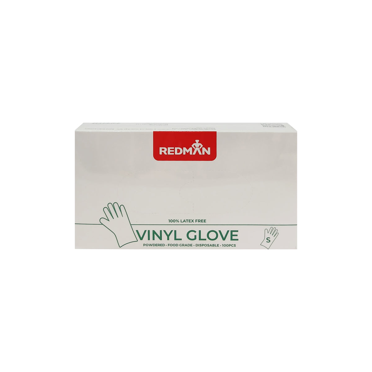 GLOVES VINYL (POWDER) S 100PC (