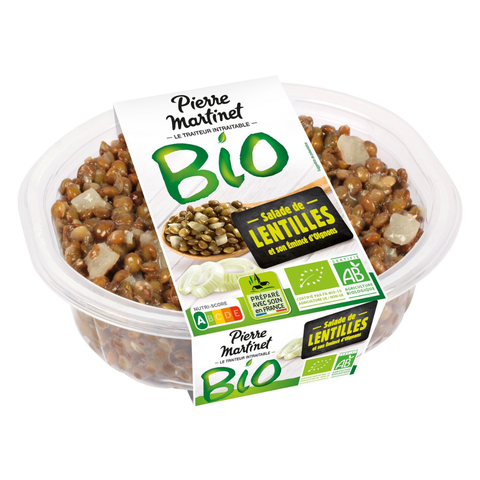 SALAD ORGANIC LENTILS 200G (#128224)