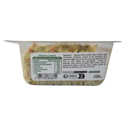 SALAD TABBOULEH 5 VEGGIES 300G (#128226)