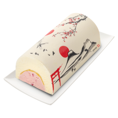 DESSERTS-LOG CAKE YUZU SAKURA 460G ERHARD (#128265)