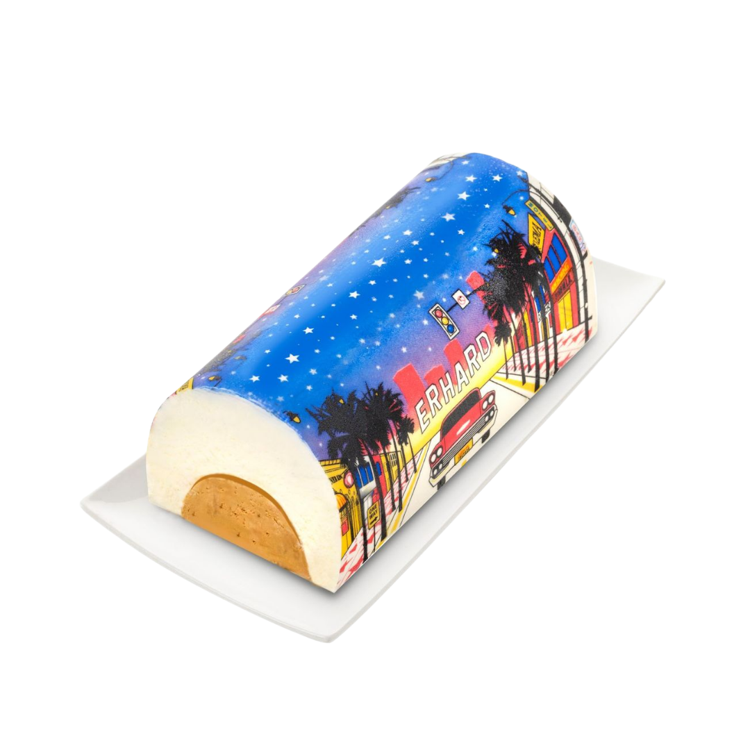 FROZEN LOG CAKE POP CORN CARAMEL 460G (
