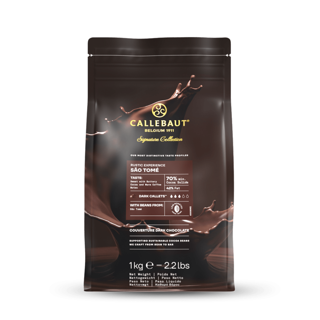 CHOC DARK RUSTIC SAO TOME 70% 1KG / CALLEBAUT CHD-Q1RUSTO (