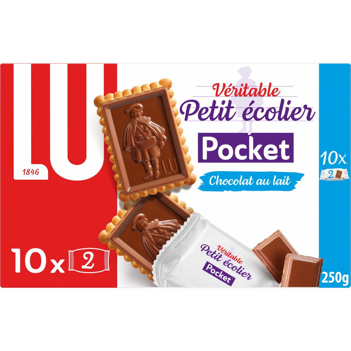 MILK CHOCO POCKET PETIT ECOLIER 250G (