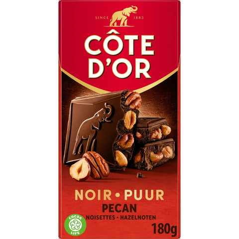 MILK CHOCOLA PECAN HAZELNUT 180G (#128406)