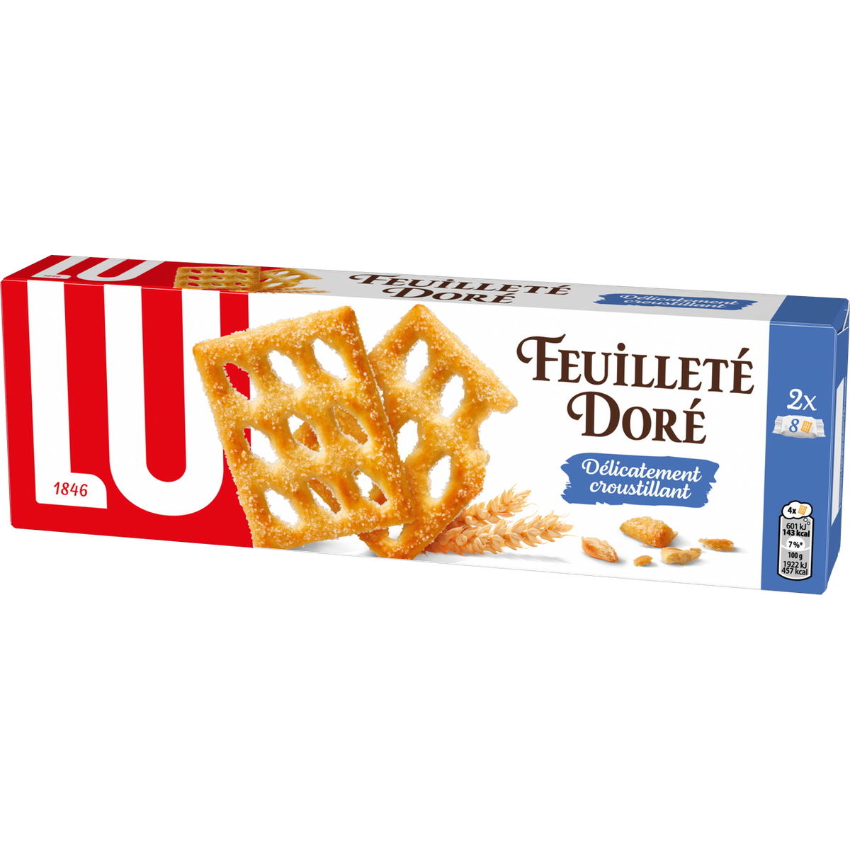 BISCUIT FEUILETE DORE 125G (