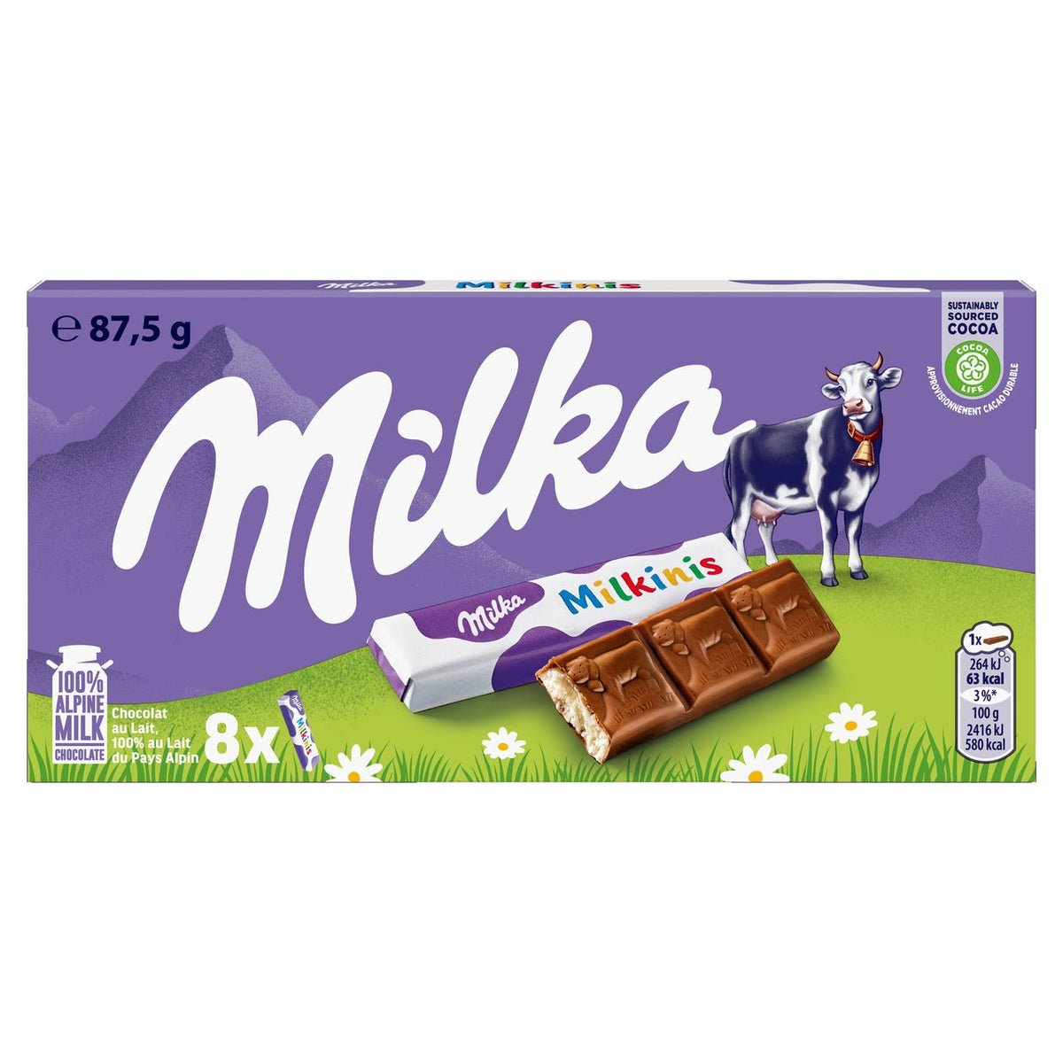 MILKINIS 8PCS 87.5G (