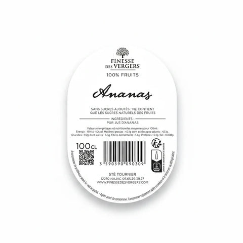100% PURE PINEAPPLE JUICE 1L (#128508)