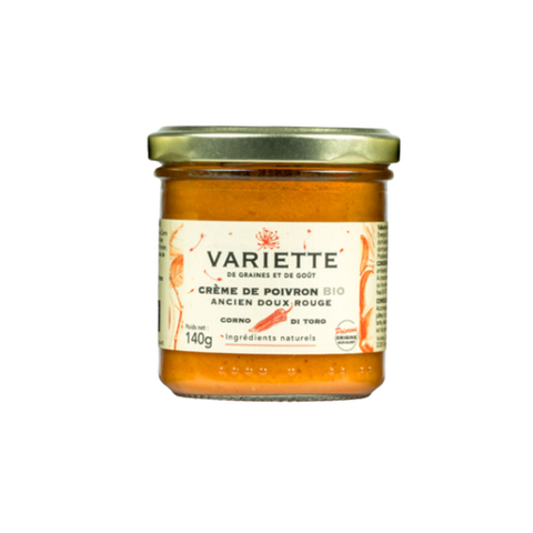 ORGANIC RED CORNO DI TORO PEPPER CREAM 140G (#128526)