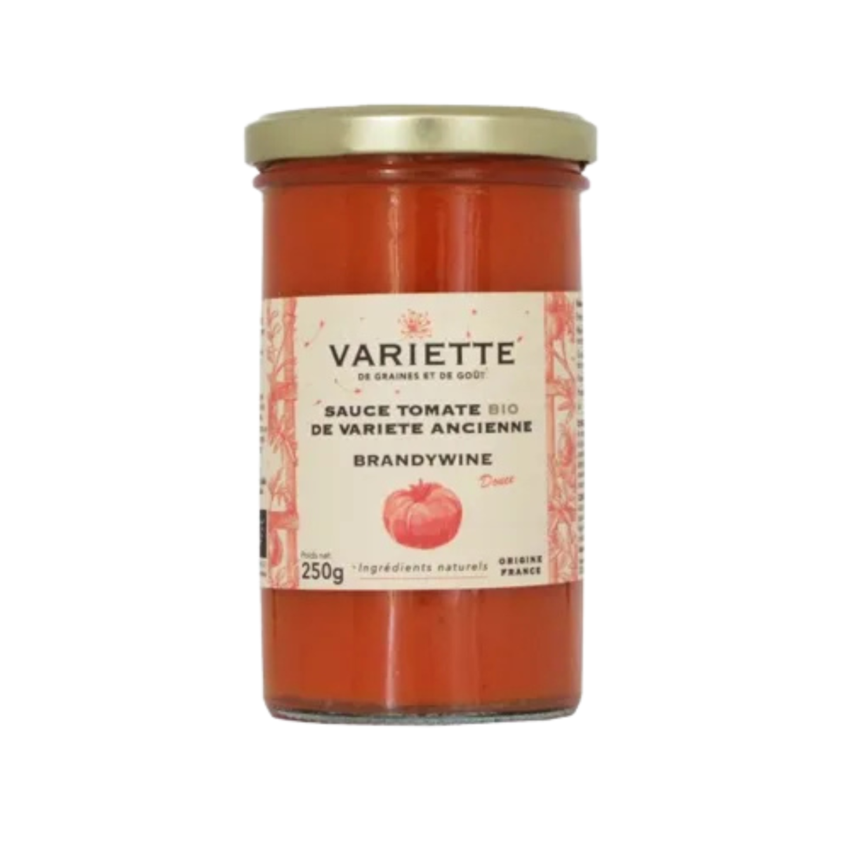 ORGANIC RED BRANDYWINE TOMATO SAUCE 250G (