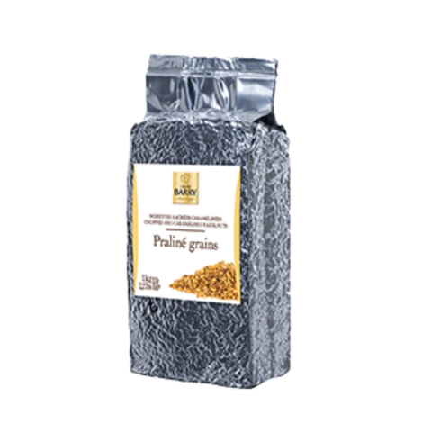 CHOPPED AND CARAMELISED HAZELNUTS CROCANT 1KG/CACAO BARRY (#128749)