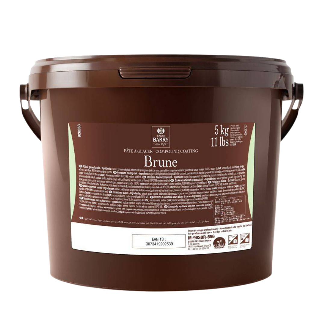 DARK COMP COATING PATE A GLACER 5KG / CACAO BARRY M-9VSBR-E0 (