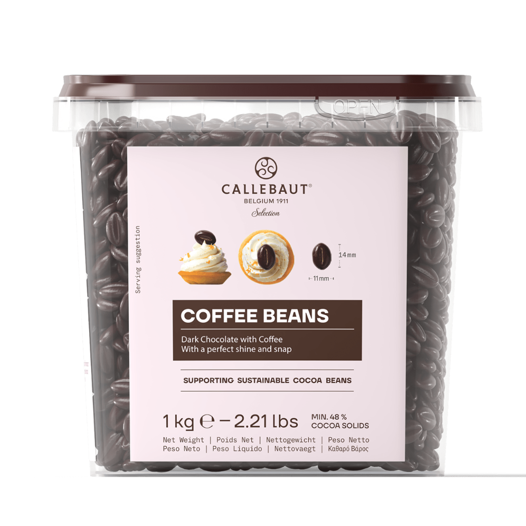 CHOC DARK COFFEE BEAN 1KG / CALLEBAUT CHF-3D-COF1K-999 (