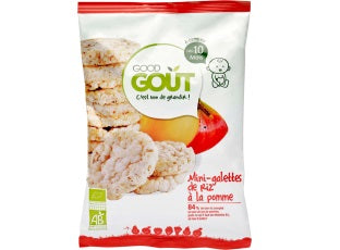 MINI RICE CAKES WITH APPLE 40G (#121385)
