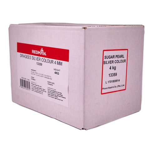 SILVER DRAGEES 4MM 4KG (#13359)