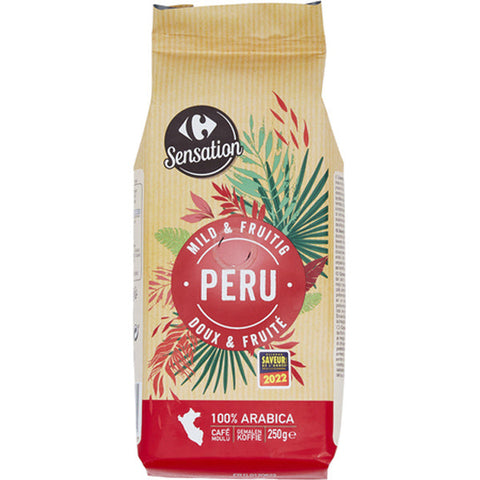 PERUVIAN ARABICA GROUND COFFEE 250G (#118135)